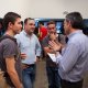 Fotografías del acto de inauguración de la exposición fotográfica ?Por una sexualidad responsable' en la sala de exposiciones de Cajasol, en la cual se recogen los mejores trabajos realizados en el Ciclo Superior de Fotografía Artística presentados por el alumnado de Segundo Curso como proyectos finales de ciclo (17/05/2010). Fotografías de Antonio Vides y Alfonso Boullón.